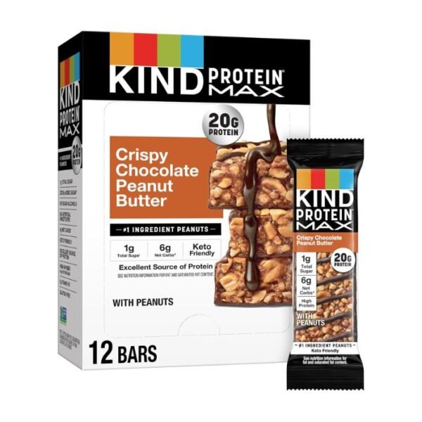 KIND Protein Crispy Chocolate Peanut Butter Snack Bars